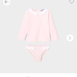 Jacadi baby girl swimsuit size 6 months - perfect condition